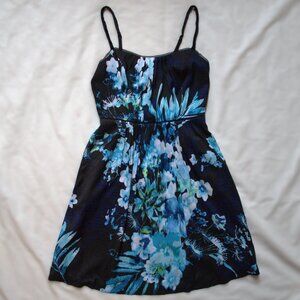 Watercolor Floral Dress with Pockets | WHBM